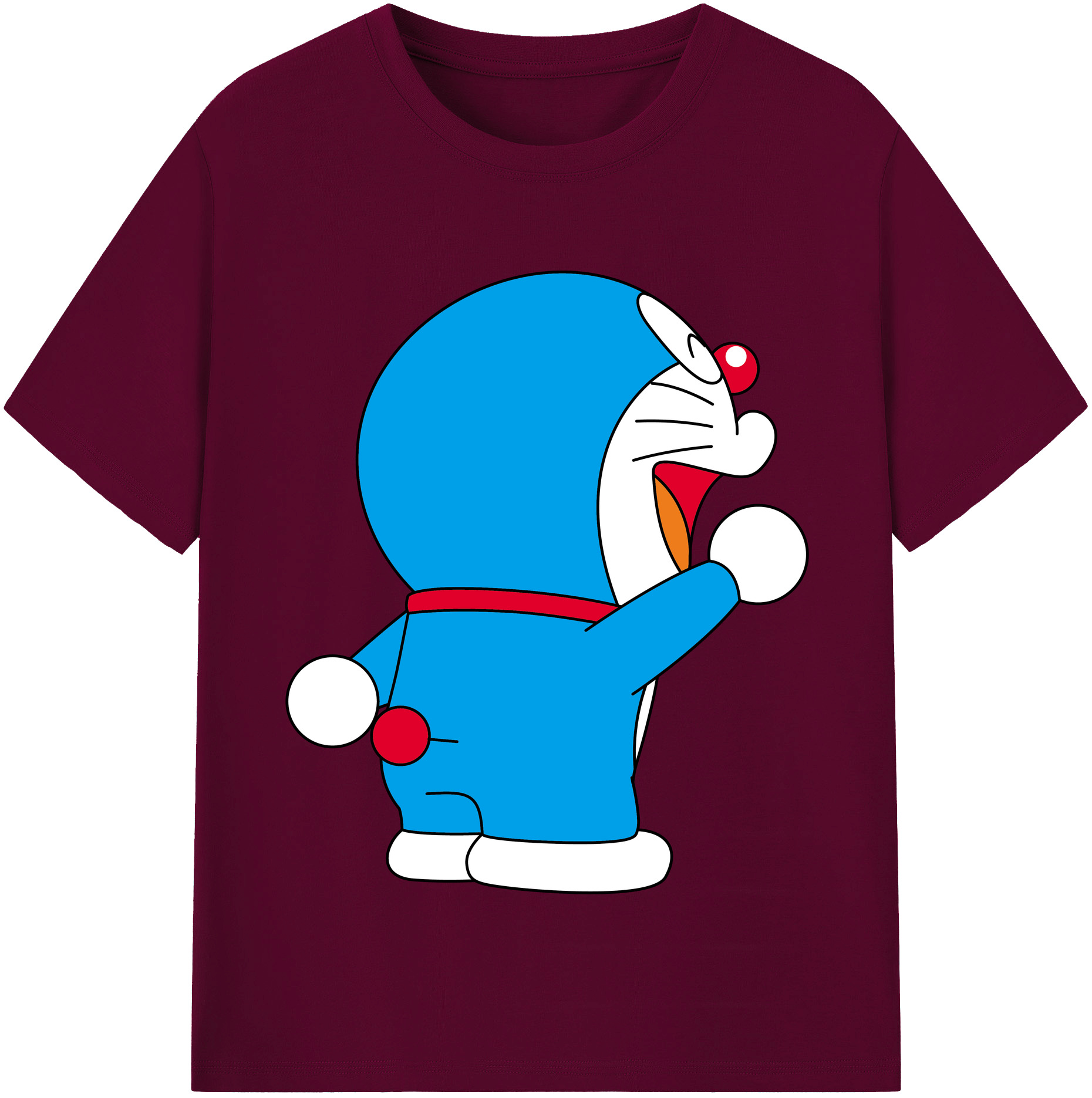 （画像用） ドラえもん Doraemon レディースカジュアルプリントTシャツ（綿100％）